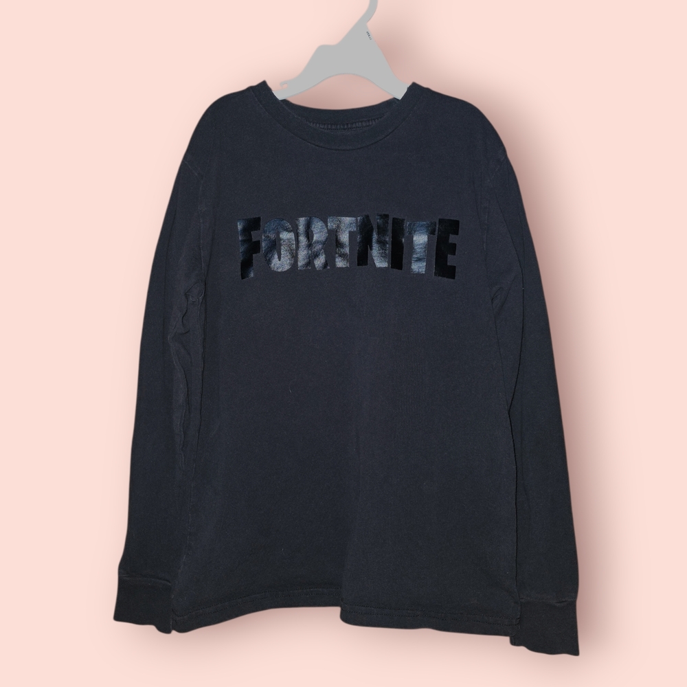 ^ Black Fortnite Long Sleeve Shirt